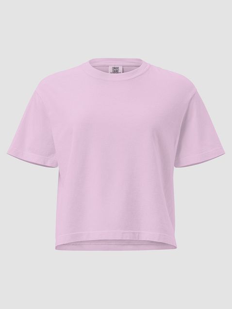 Photo showing Comfort Colors Women's Heavyweight Boxy T-Shirt