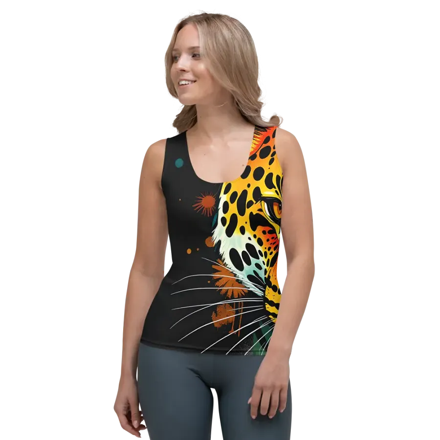 Vibrant Leopard All-Over Tank product image (1)