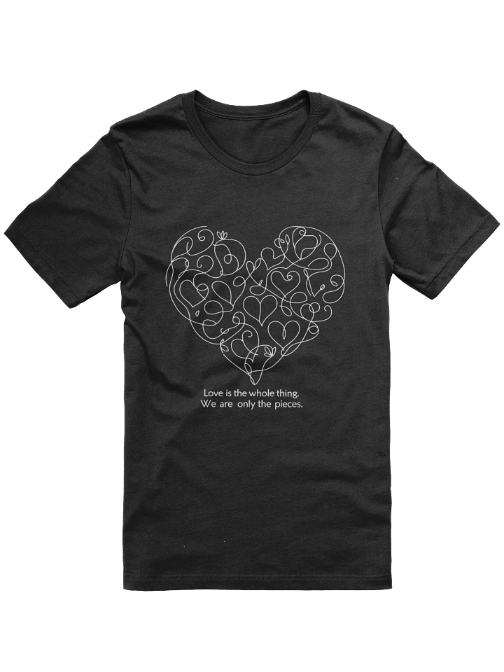 Line Art Romantic Heart Design T-Shirt product image (1)
