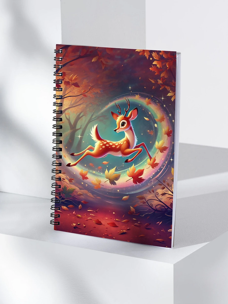 Magical Forest Deer Spiral Notebook product image (4)