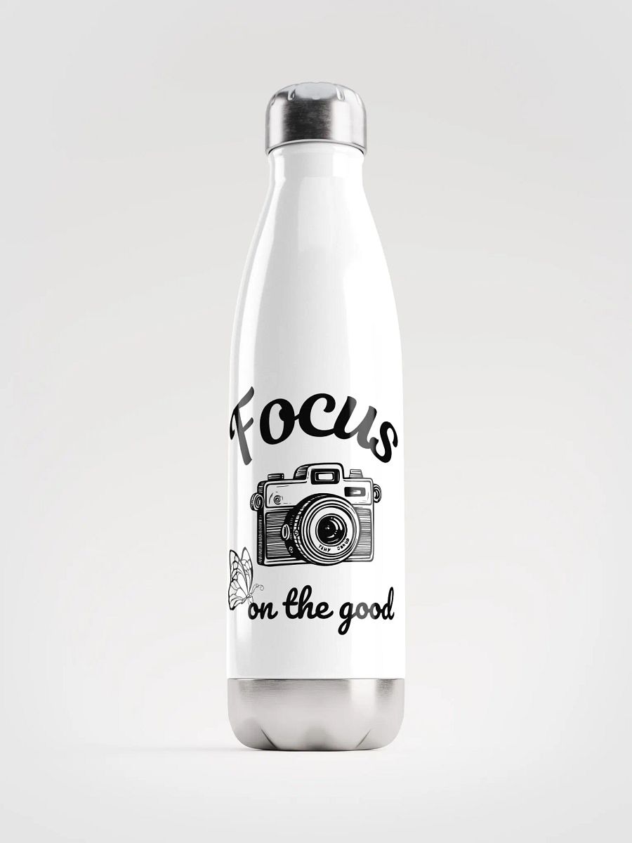'Focus on the Good' Steel Water Bottle product image (1)