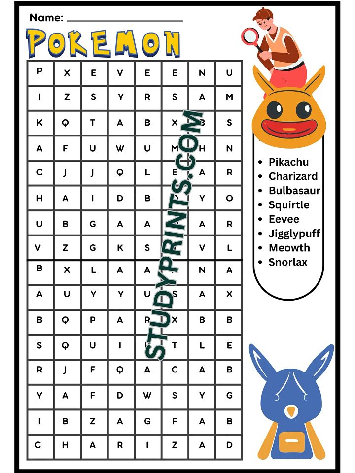 Pokemon Word Search For Kids product image (2)