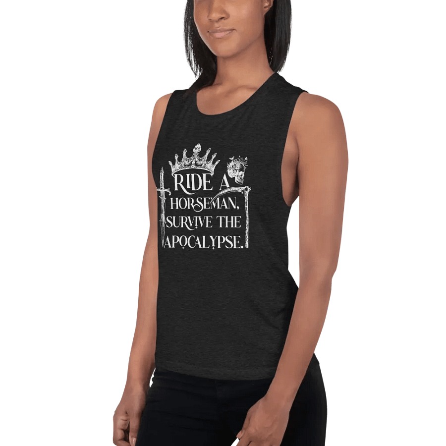 Ride a Horseman Bella+Canvas Women's Flowy Muscle Tank product image (3)