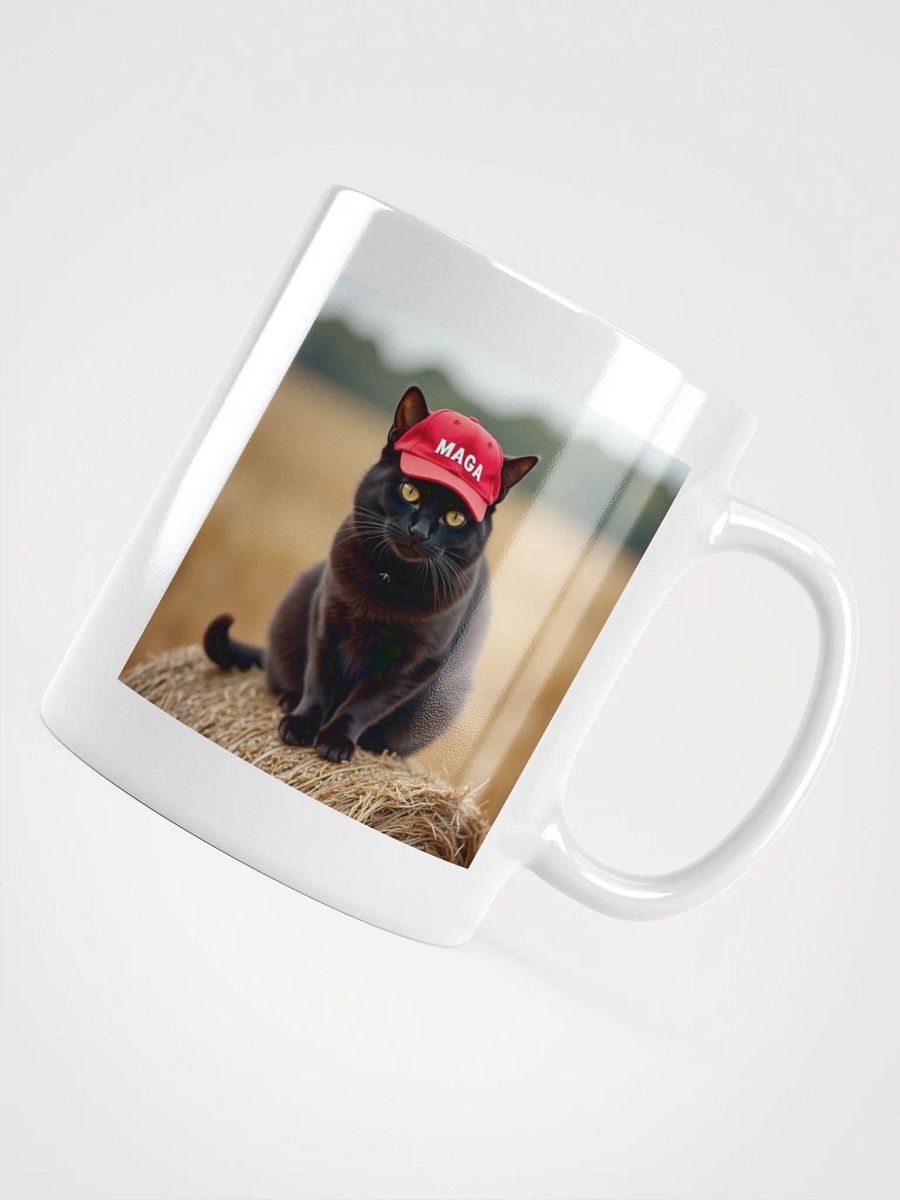 MAGA CAT White Glossy Mug product image (4)