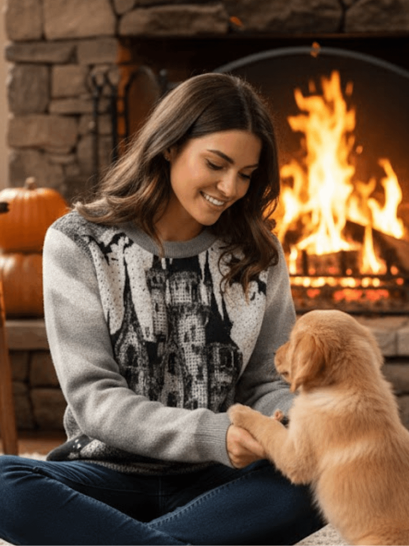 Vampire Castle Knitted Sweater product image (1)