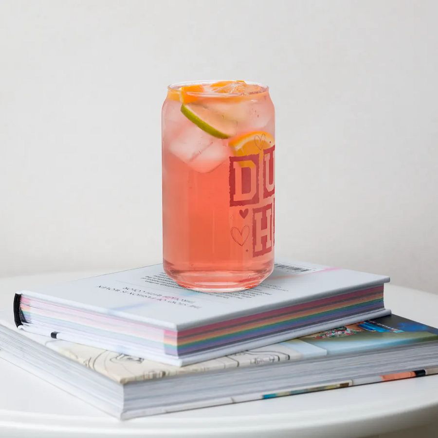 Red 'DUMP HIM' Glass product image (6)