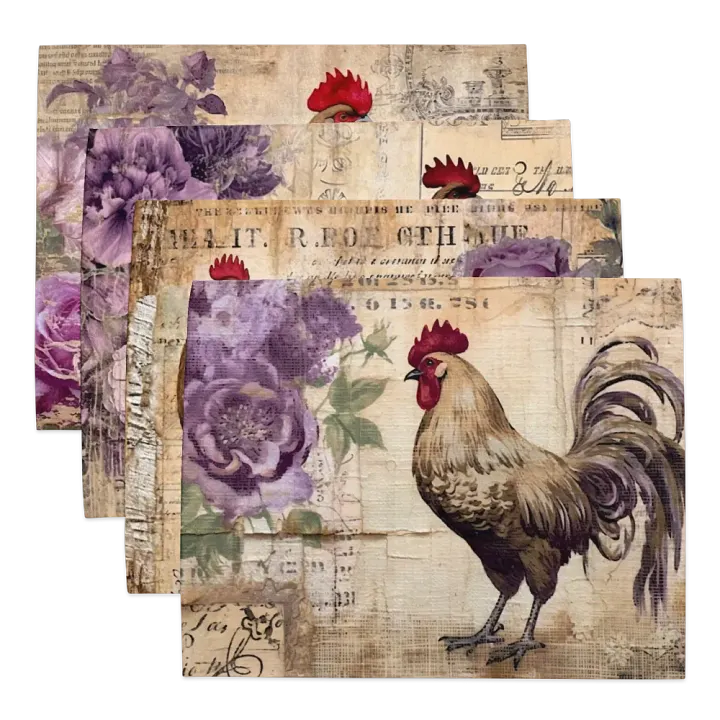 Vintage Rooster Placemat Set (4) product image (2)