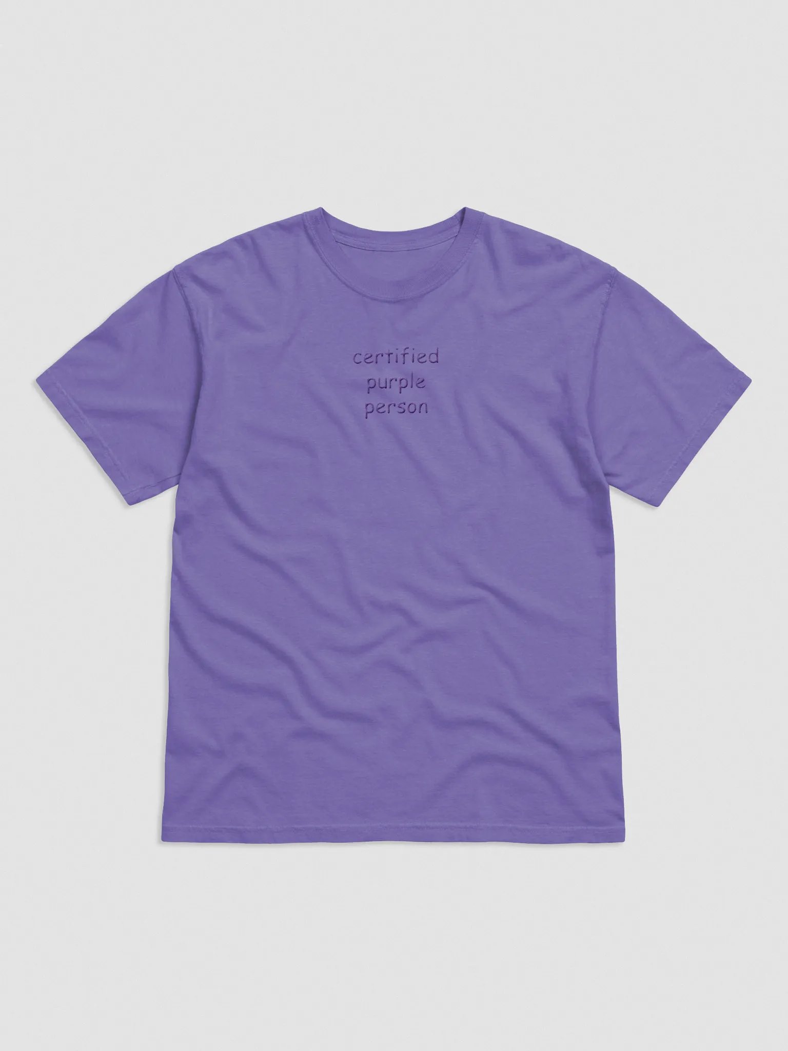 Certified Purple Person Tee product image (3)