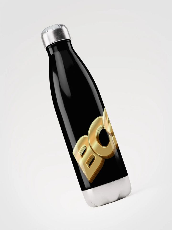 Golden 3D BCSS Stainless Steel Water Bottle product image (1)