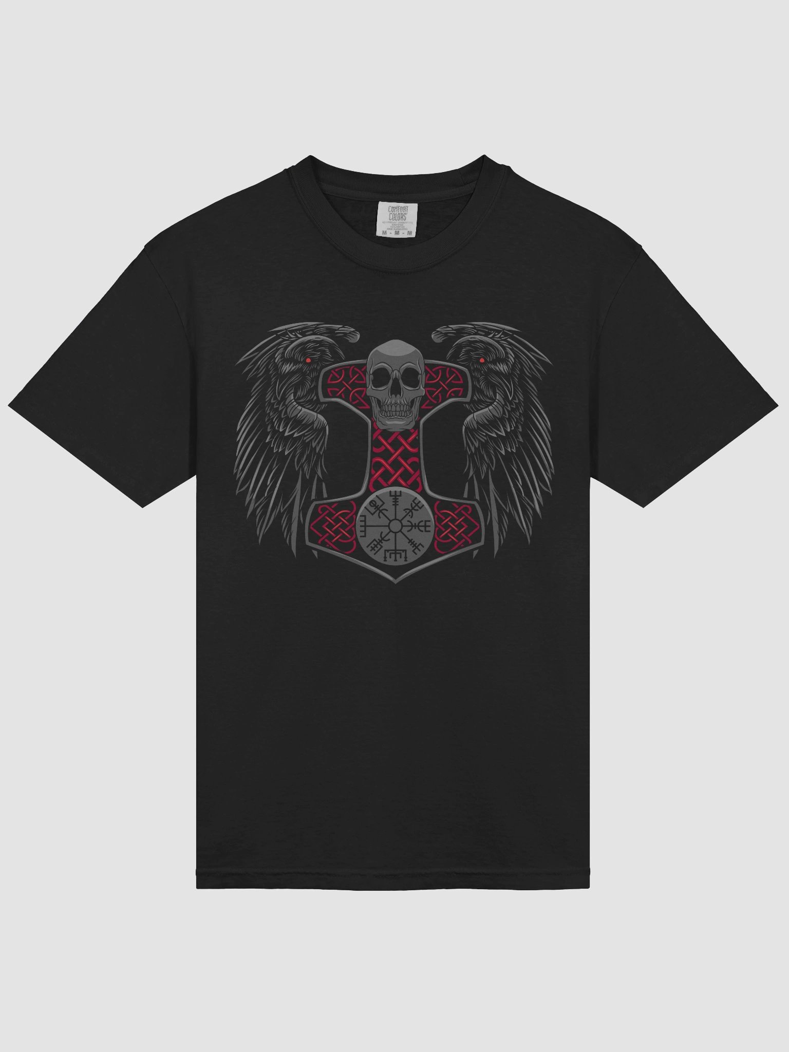 Mjolnir And Ravens T-Shirt product image (3)