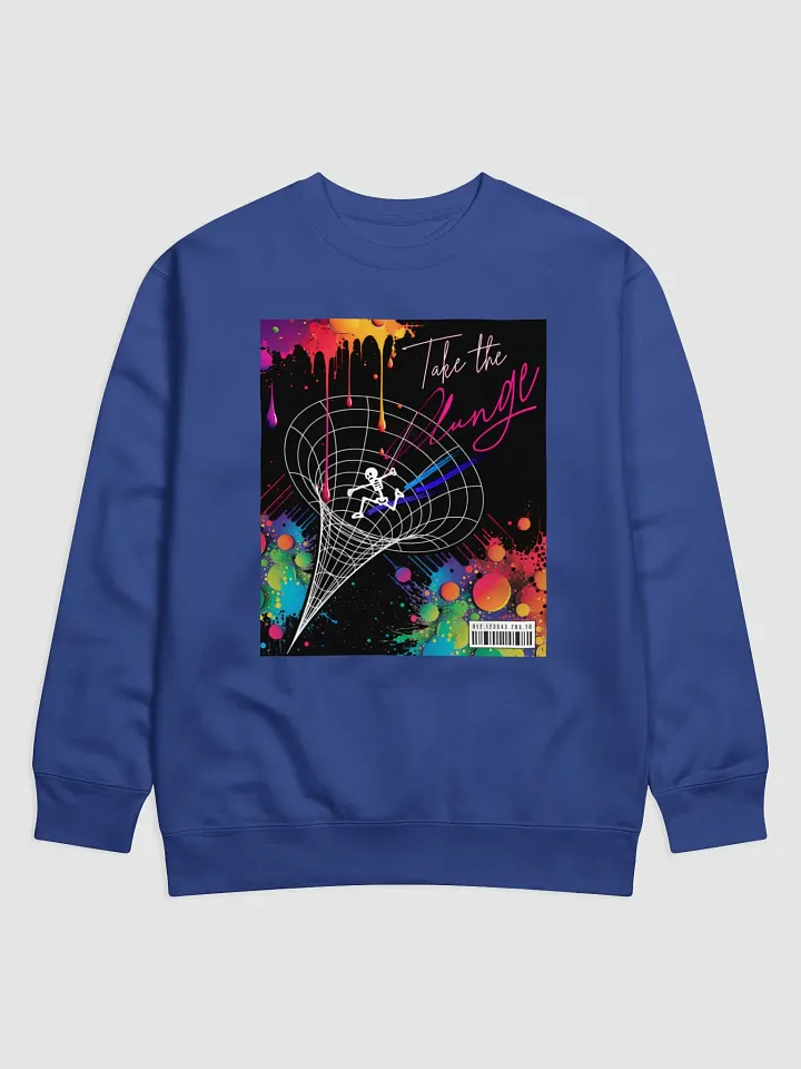 take the plunge, physics graffiti premium crewneck sweatshirt product image (1)