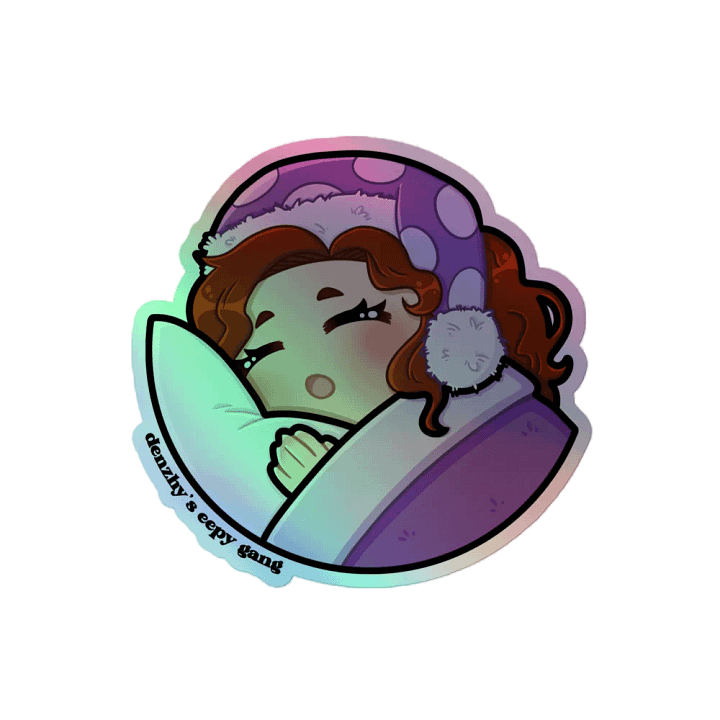 Denzhy's eepy gang holographic sticker product image (2)