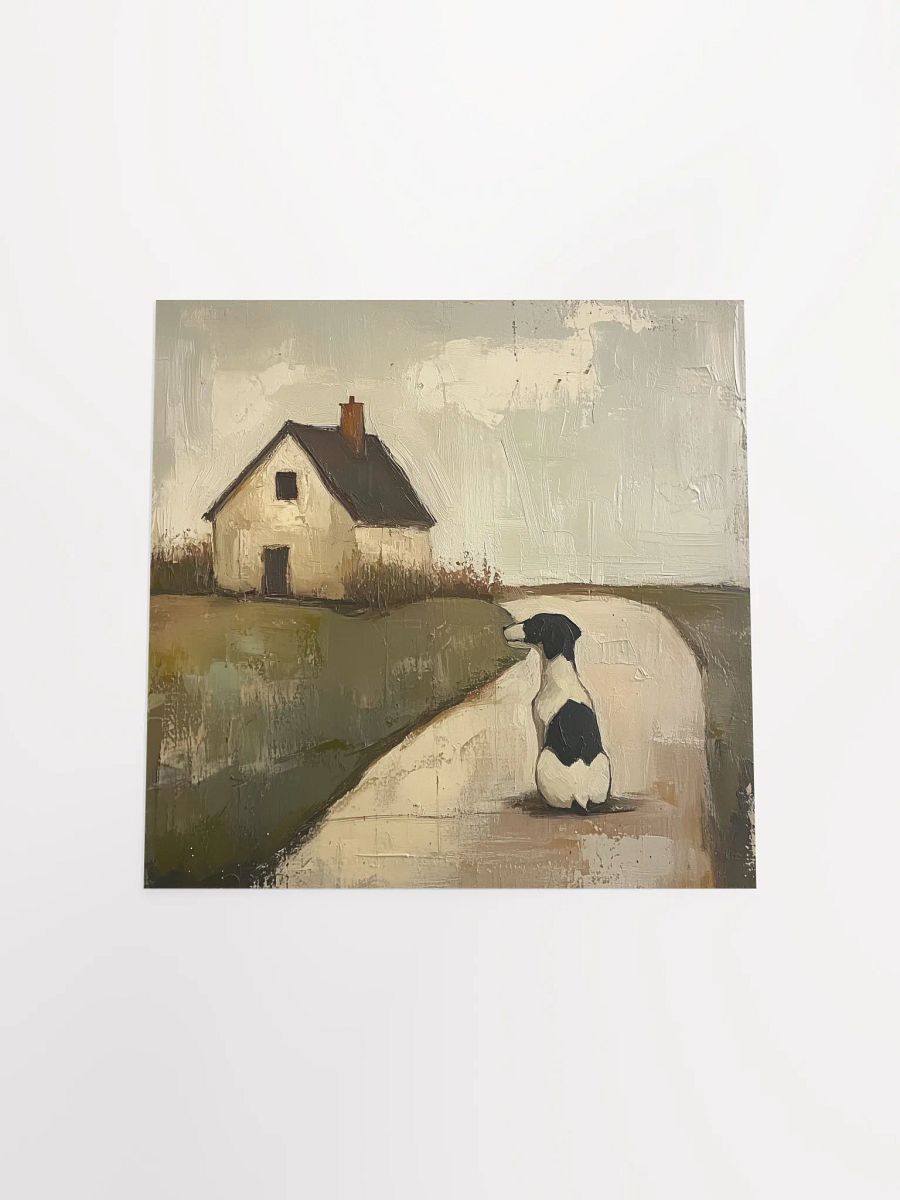 Farmhouse Sky: Dog on Path Home Art Print product image (4)