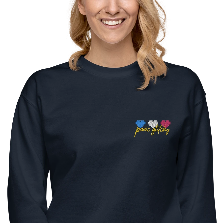 Embroidered Panic Glitchy Sweatshirt product image (26)