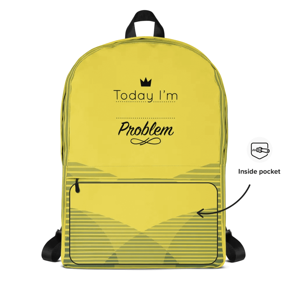 Today I'm Problem Backpack product image (5)