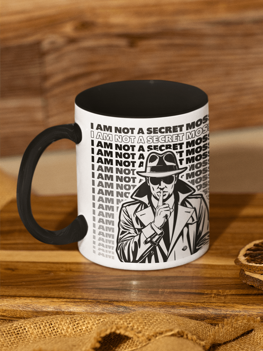 Secret Mossad Man Duo-Color Mug product image (1)