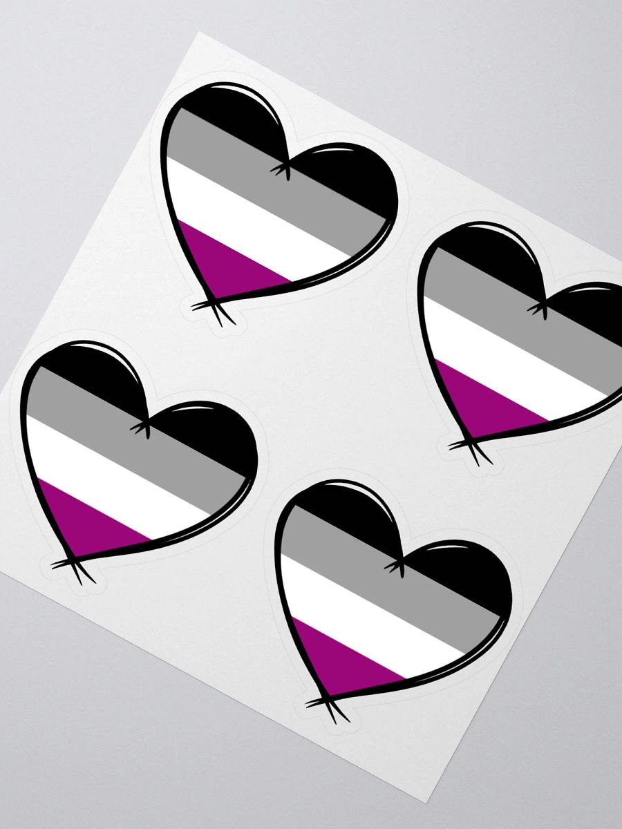 Asexual Pride Stickers product image (2)