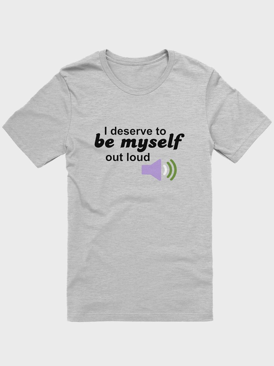 be myself out loud genderqueer t-shirt product image (1)