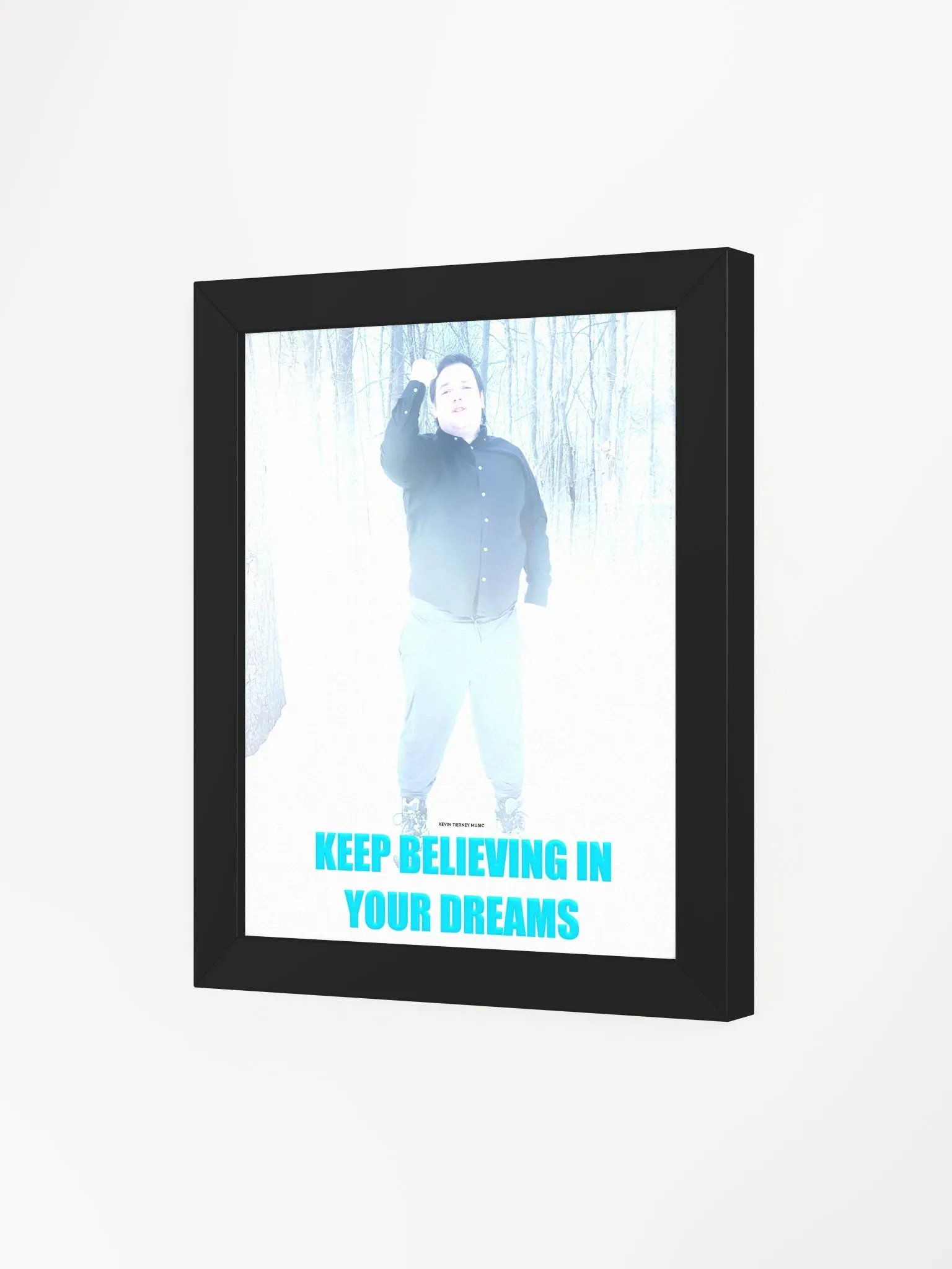 Keep Believing in Your Dreams Winter Ghost Framed Matte Picture product image (38)