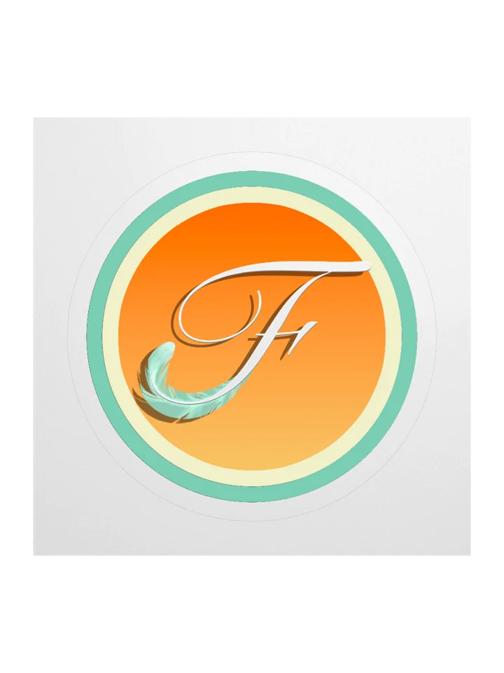 Feather Logo Sticker product image (1)