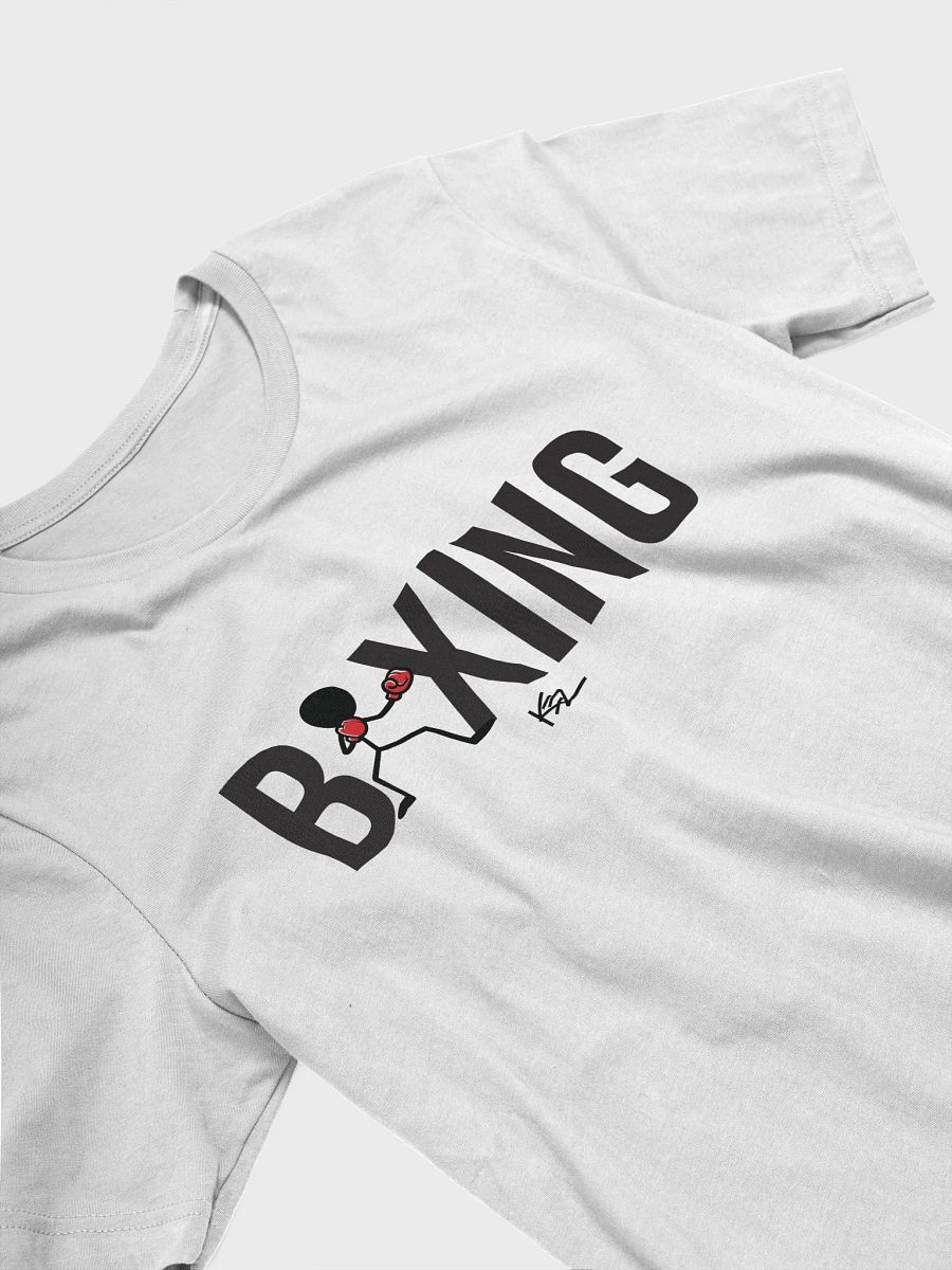 BOXING STICKMAN UNISEX TEE - ASH product image (3)