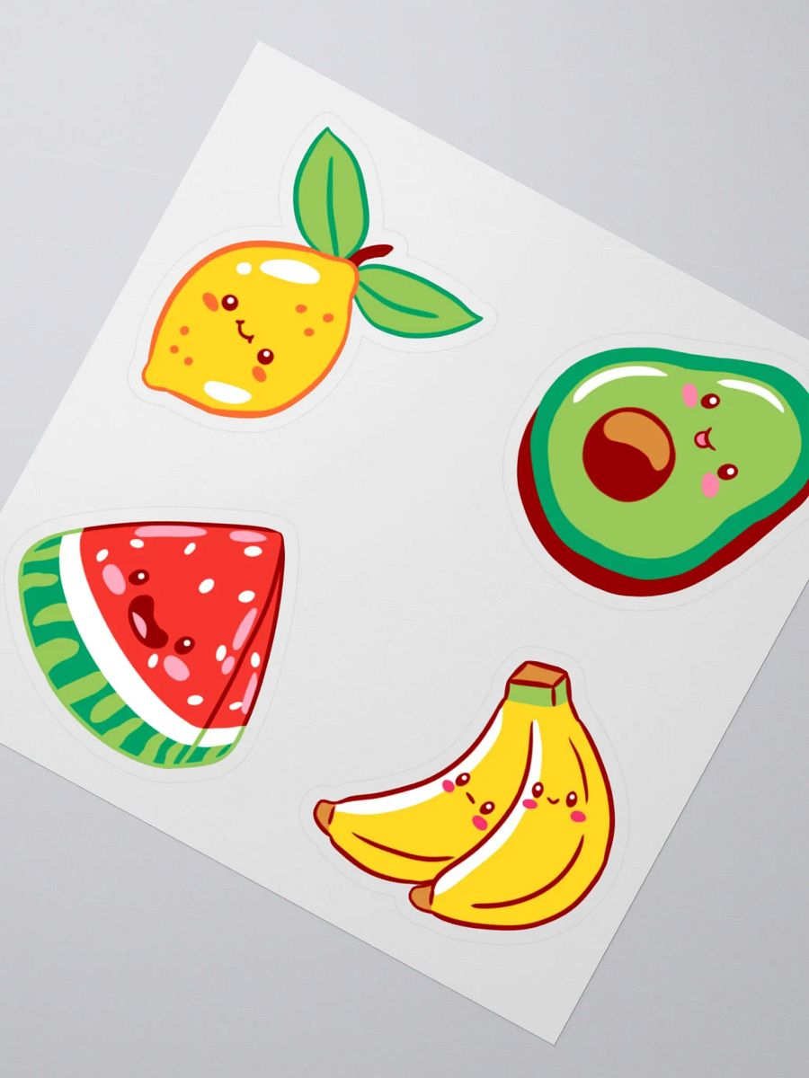 Whimsical Fruit Friends Sticker Set product image (3)