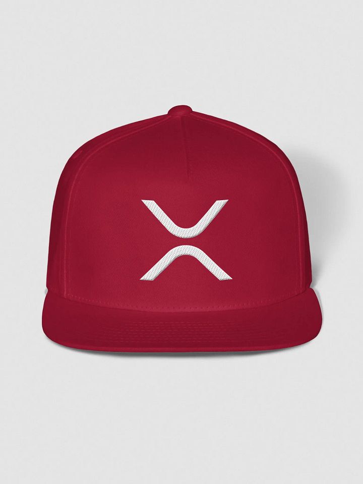 White XRP Logo Snapback product image (1)