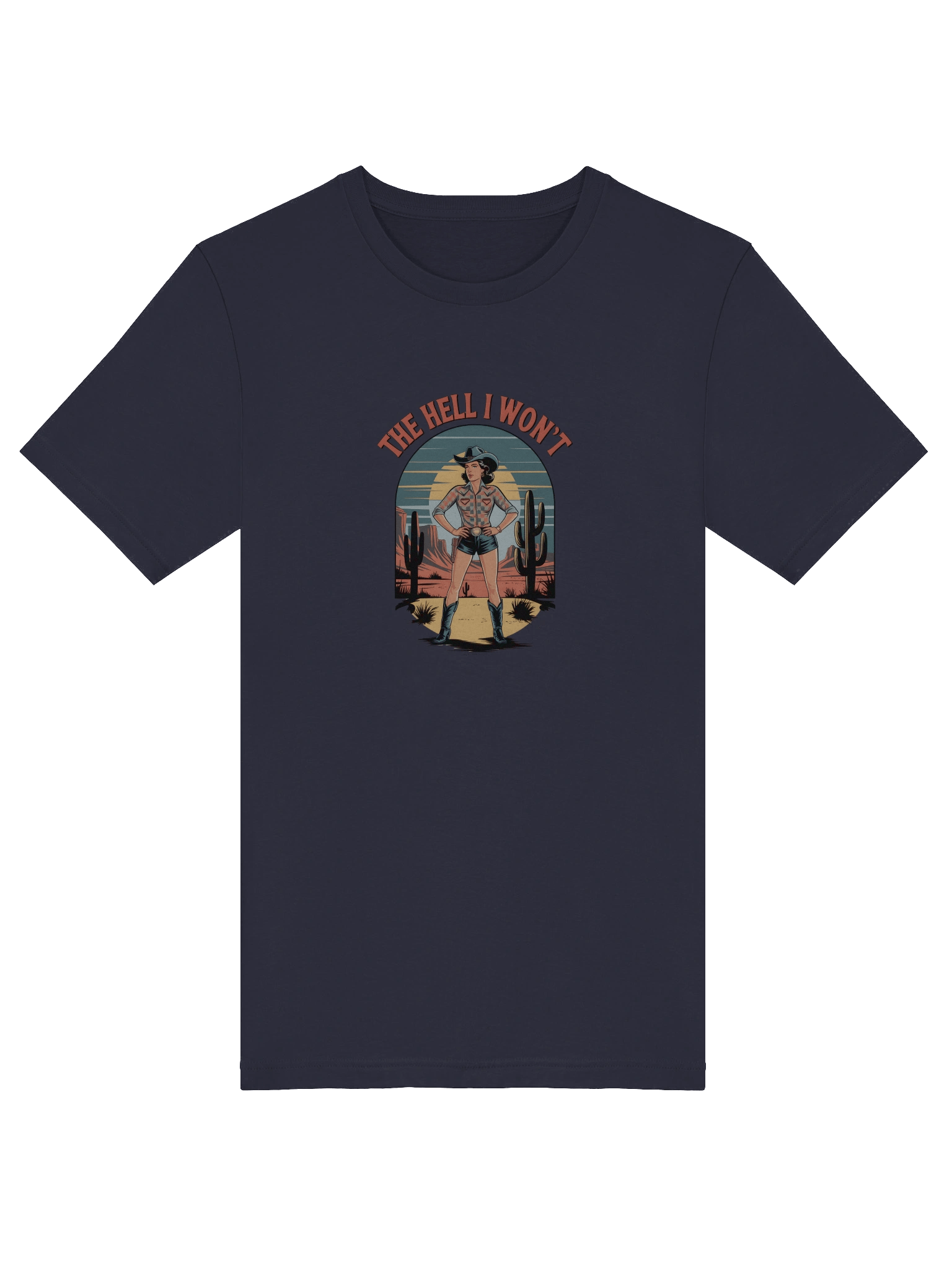 [BJ Designs] The Hell I Won't Unisex Graphic Tee product image (5)