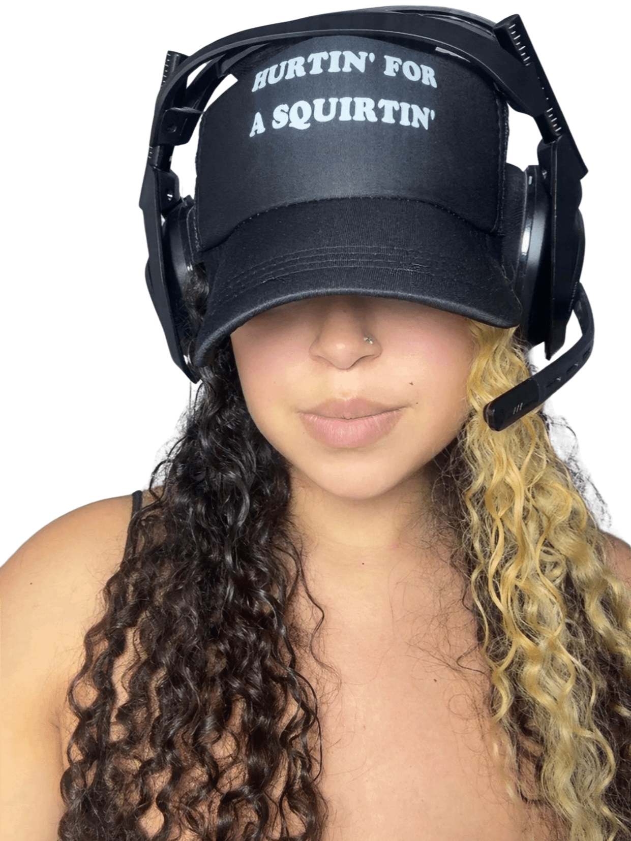 "Hurtin’ for a Squirting’" Trucker Hat – Black Snapback product image (3)