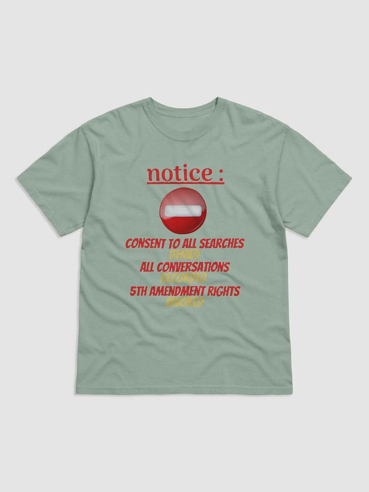 NOTICE : CONSENT TO ALL SEARCHES DENIED product image (3)