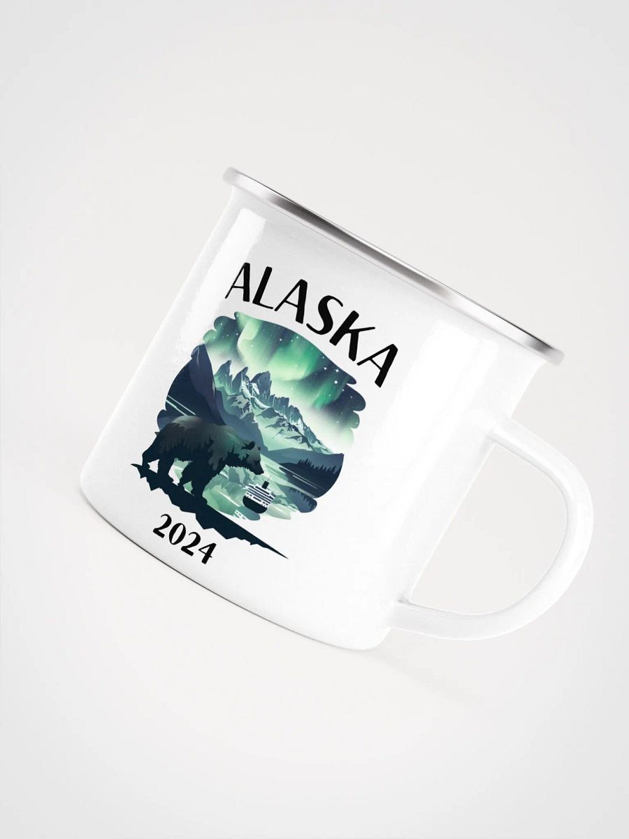 Alaska Wildlife 2024 Enamel Camping Mug product image (6)