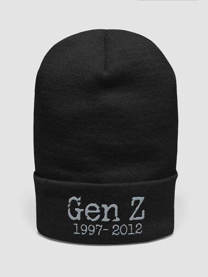 Gen Z 1997-2012 Embroidered Beanie product image (1)