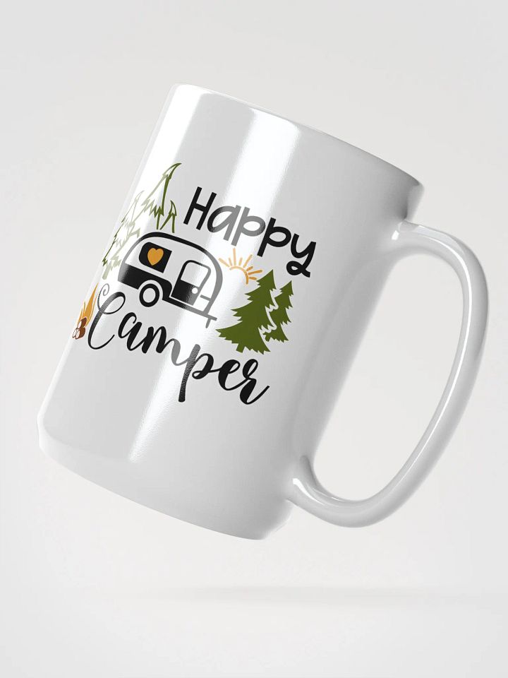 Happy Camper White Coffee Mug product image (2)