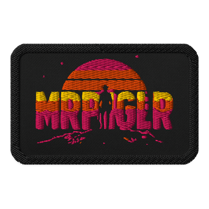 Sunset Silhouette Embroidered Patch product image (1)