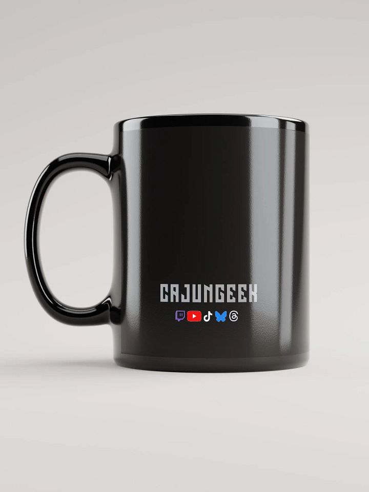 Cajungeek 2025 Logo Black Mug product image (3)
