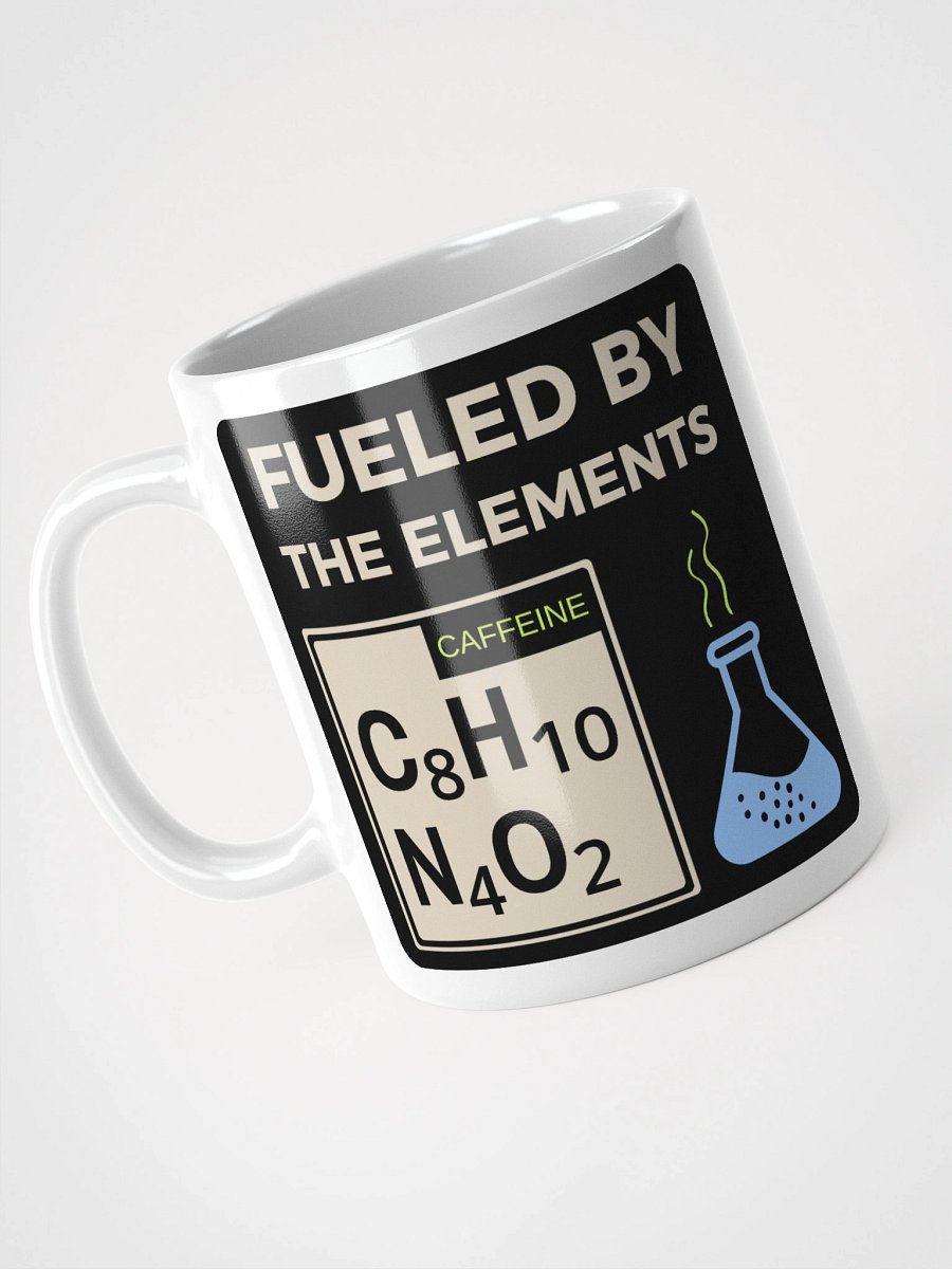 Fueled by the Elements Caffeine Molecule Science Mug – Nerdy Gift for Coffee Lovers product image (4)