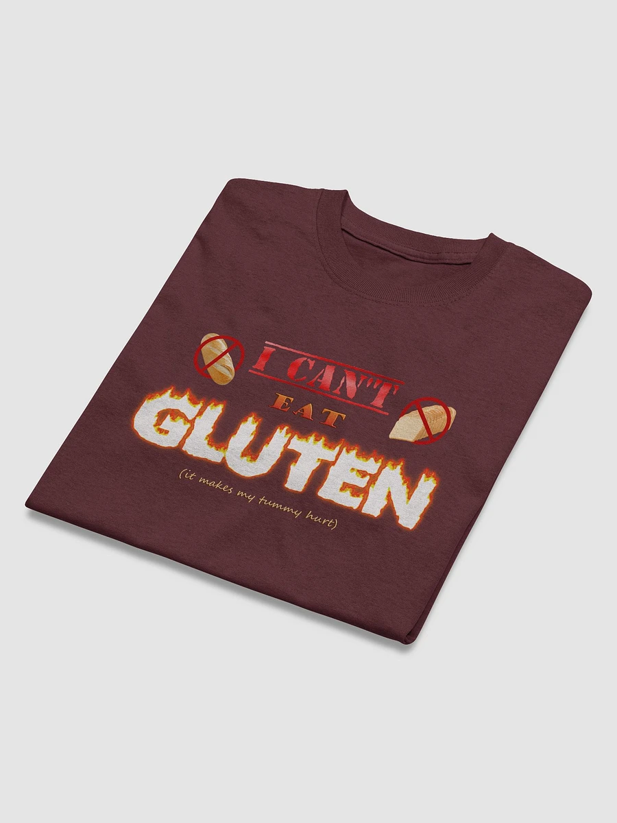 I can't eat gluten (it makes my tummy hurt) T-shirt product image (3)