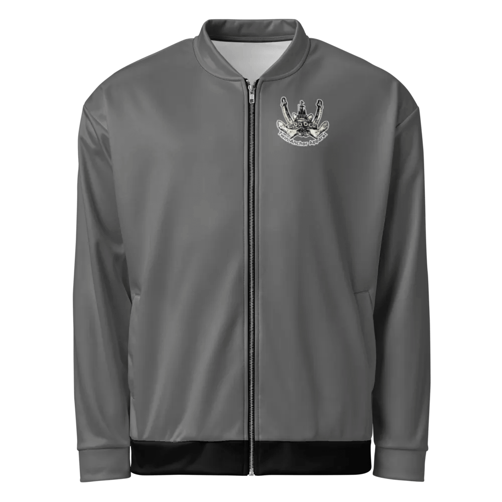 Foss Tugboat Sketch Gray Bomber Jacket product image (2)