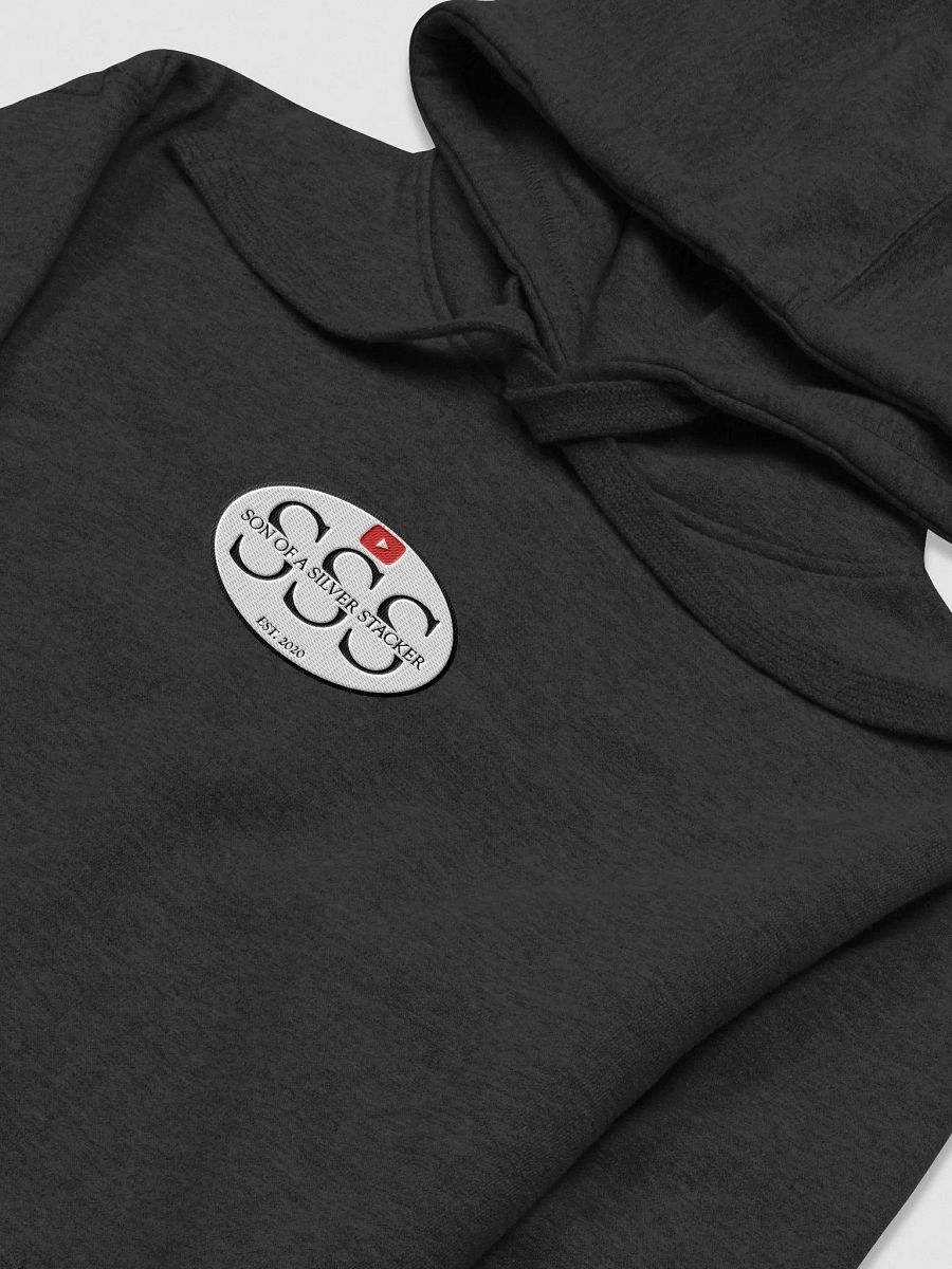 The Stacker Embroidered Hoodie Small Logo Centered product image (3)