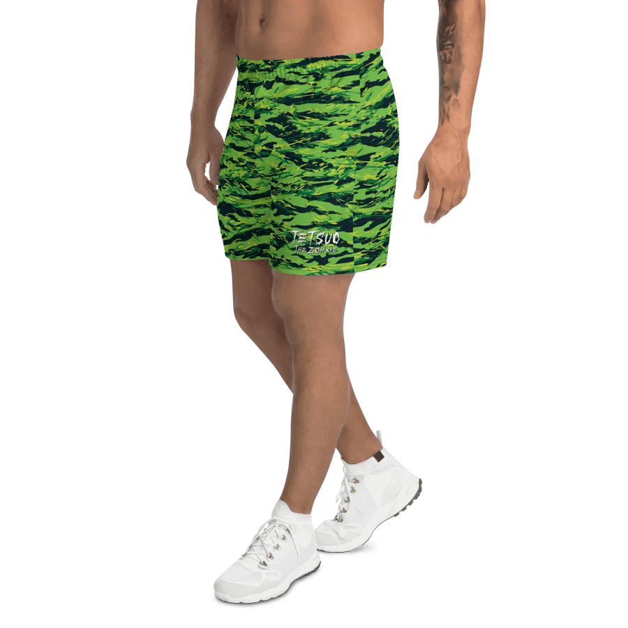 Green Camo Athletic Shorts product image (10)