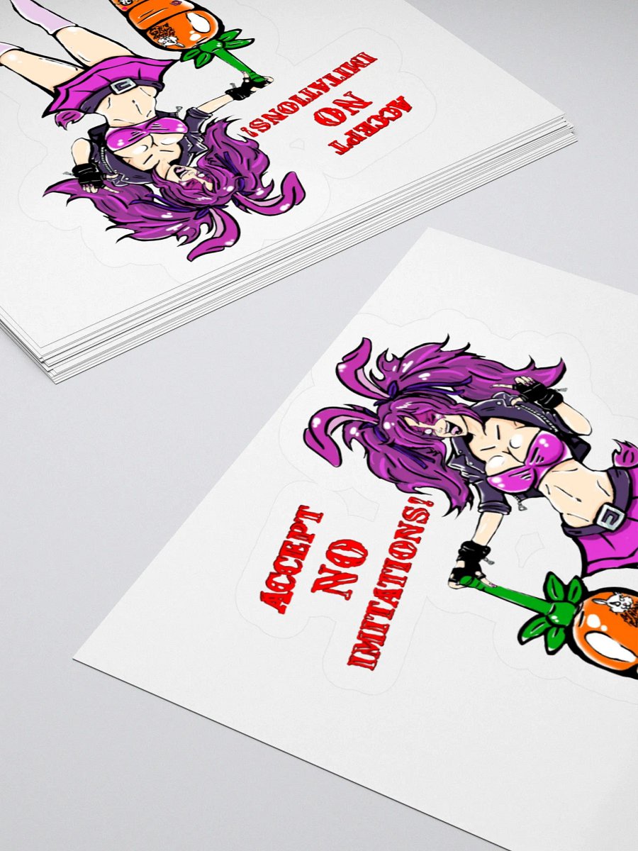 Accept No Imitations! Nayo Bunny Sticker product image (13)