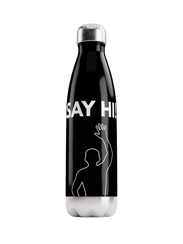 VIRAL Silhouette "Say Hi!" Water Bottle | Iconic Immersive Dance Workout Insulated Stainless Steel Flask product image (1)