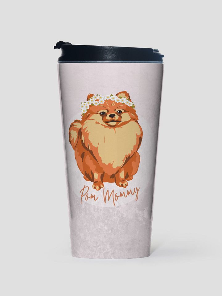 Pomeranian Mommy Stainless Steel Travel Mug product image (1)