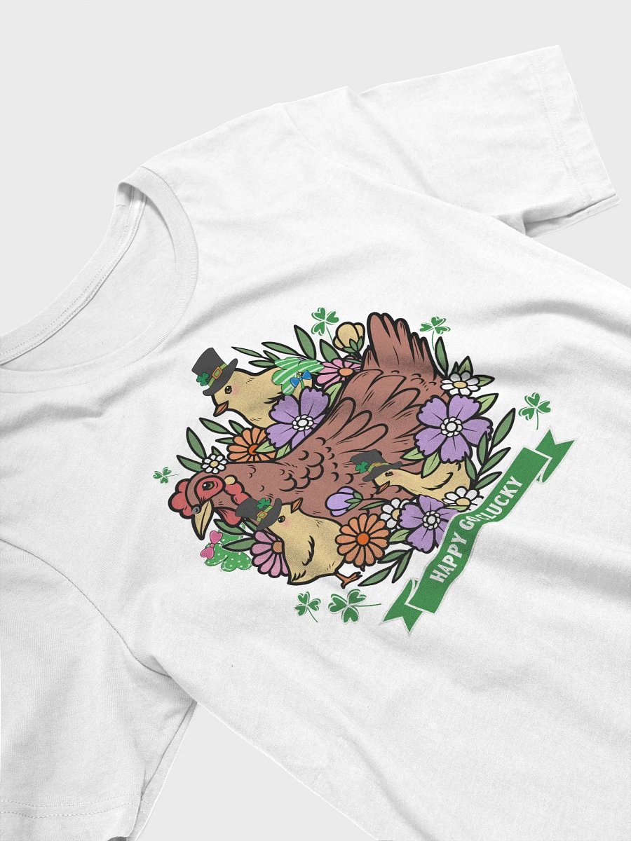 Happy Go Clucky St Patrick's Day Chicken Shirt product image (4)