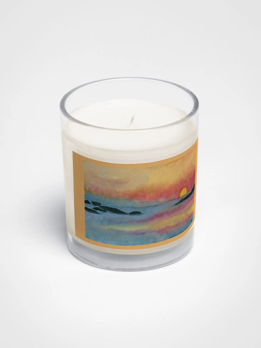 Sunset Watercolor Soy Candle product image (2)