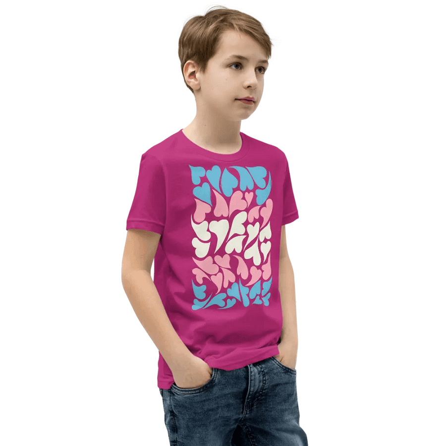 Nestled PRIDE Transgender T-shirt (Youth) product image (32)
