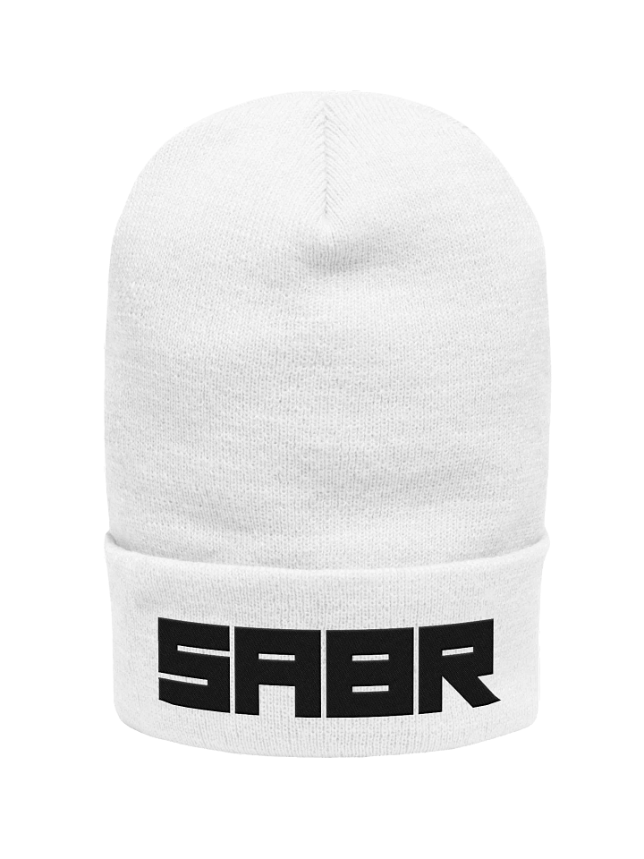 SABR Black Logo Unisex 12" Beanie product image (1)
