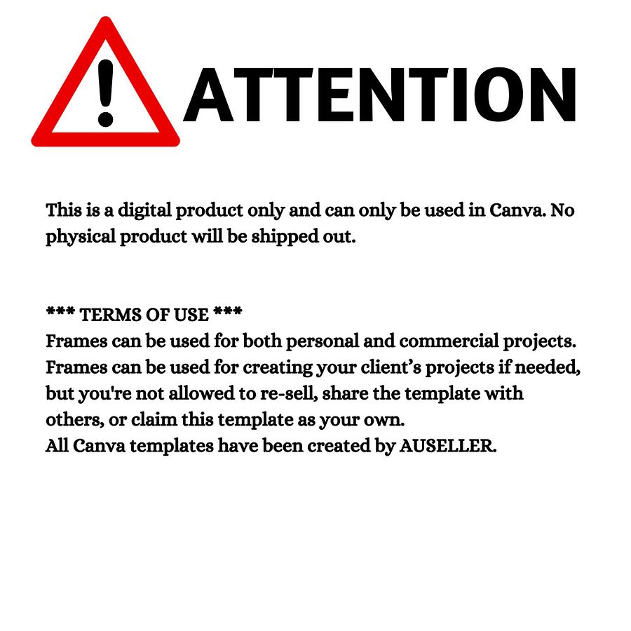 Fat and Fun Alphabet (A - Z) Single Frame Canva Templates product image (8)