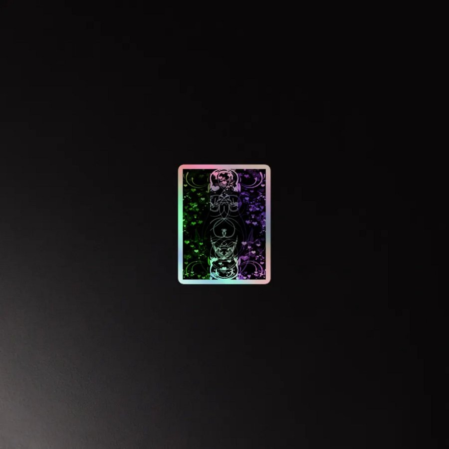 Genderqueer Pride Flag Sticker (Flourish Variation) product image (4)