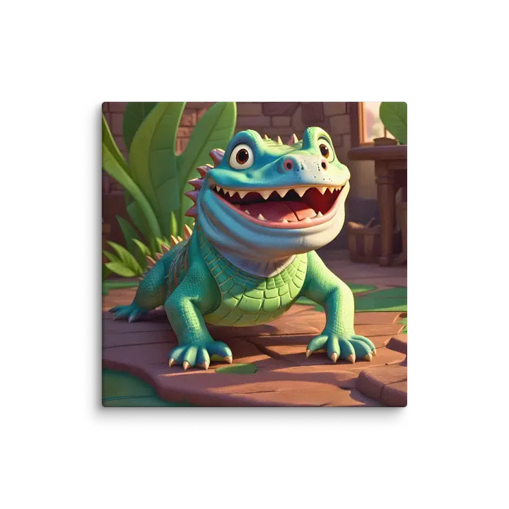 Endangered Species - Mexico - Morelet´s Crocodile Canvas Art product image (1)
